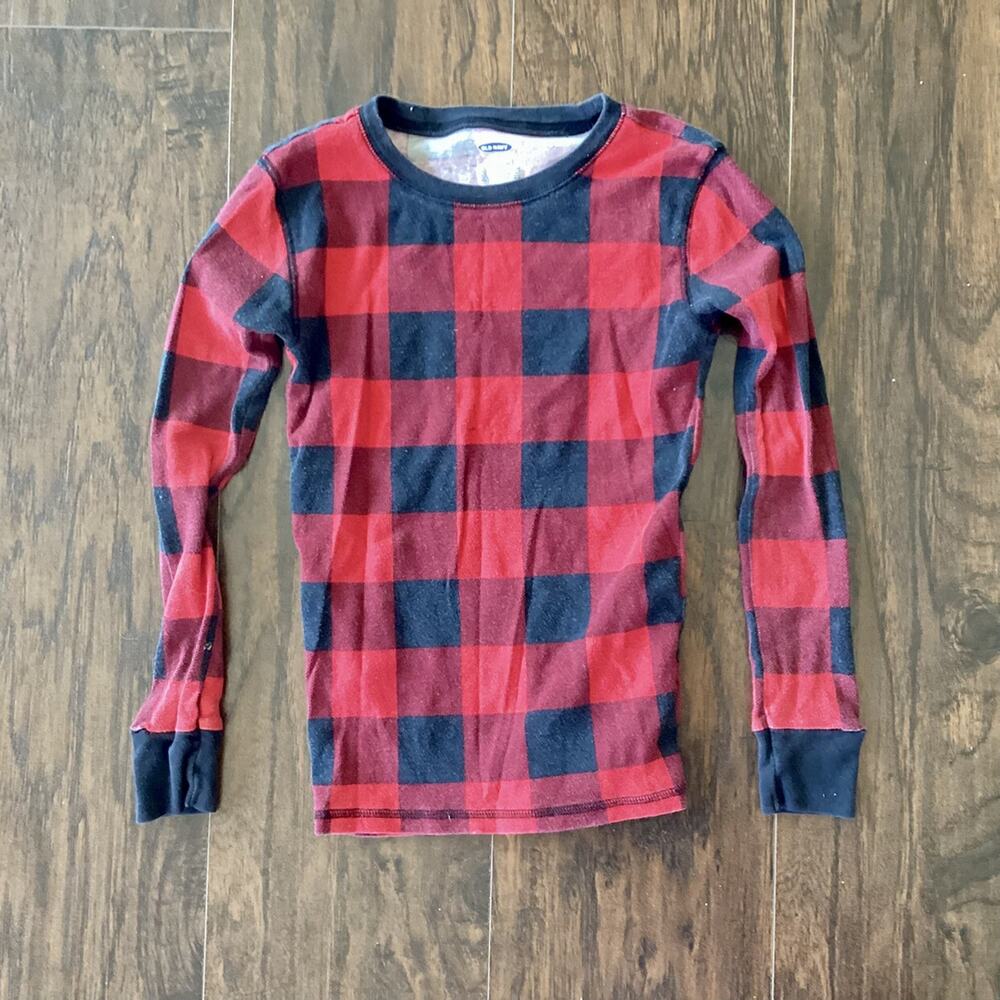 Old Navy Buffalo Plaid Pajama Top